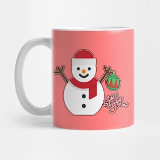 Christmas cartoon snowman Mug